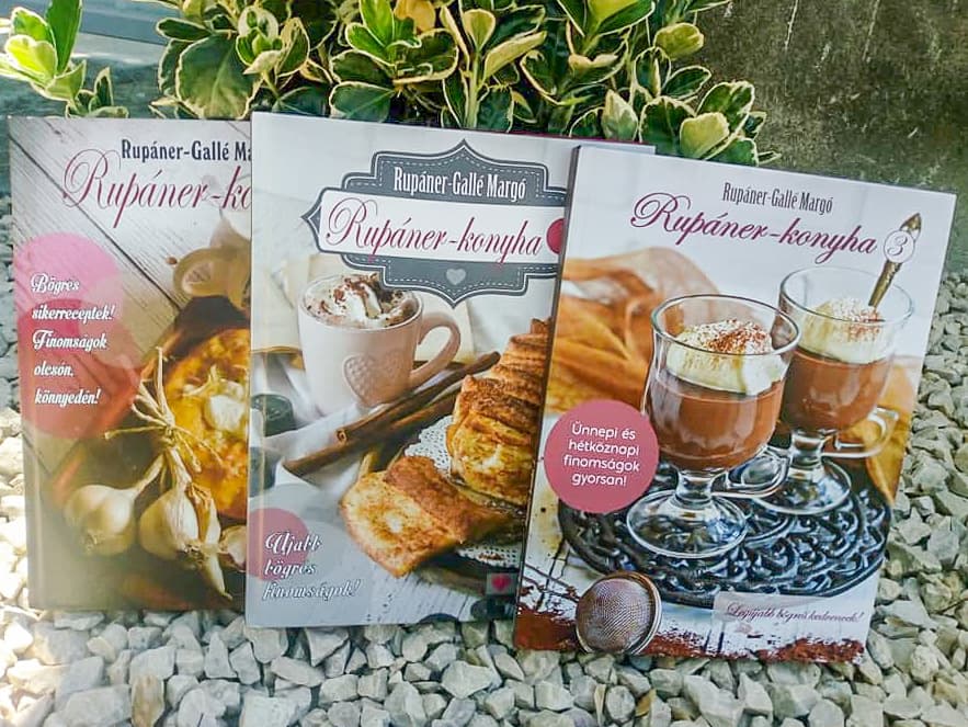 Rupáner szakácskönyvek - Mayerné Répási Adrienn fotója